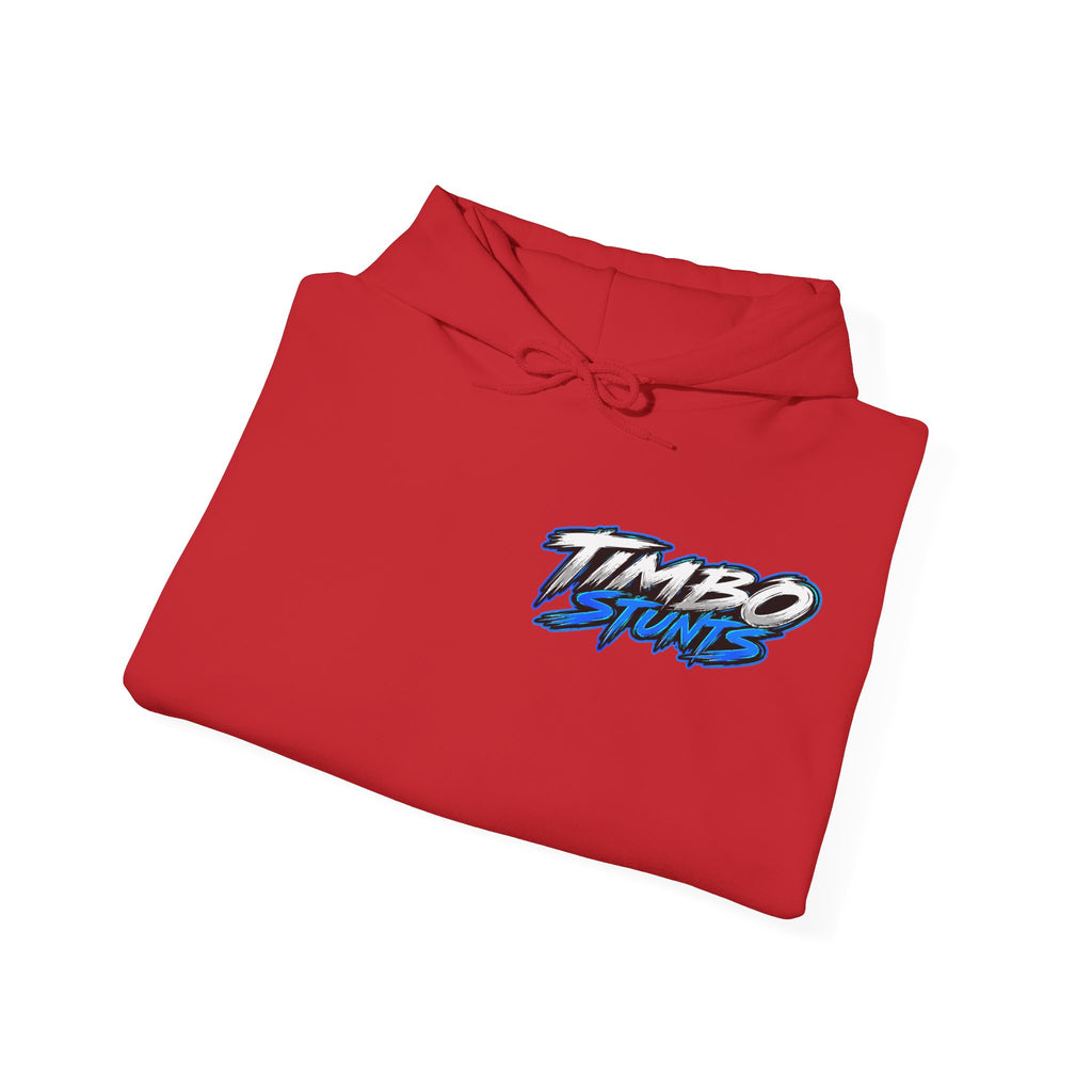 Hooded Sweatshirt TimboStunts Knee Scrape Front & Back