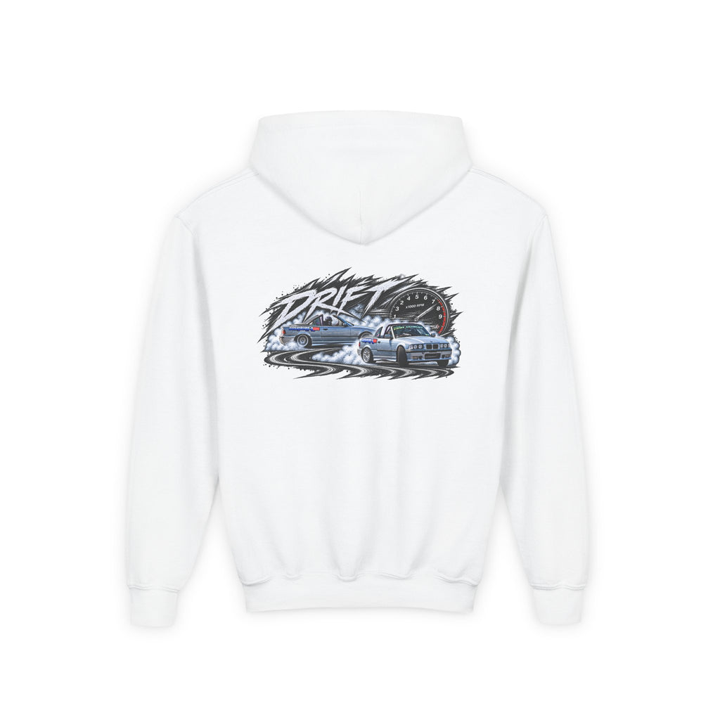 Youth Hoodie – Austin Valentine Drift Front & Back