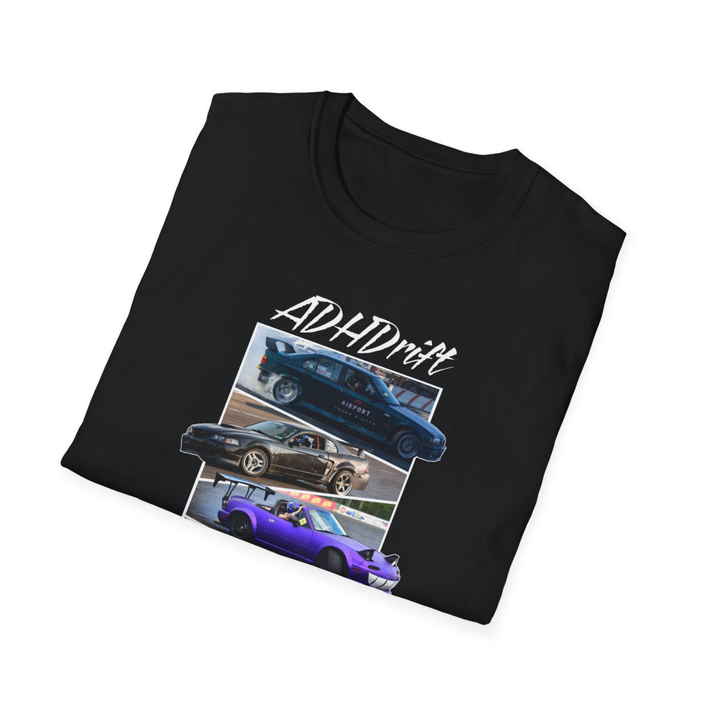 ADHDrift Cars Front Only T-shirt