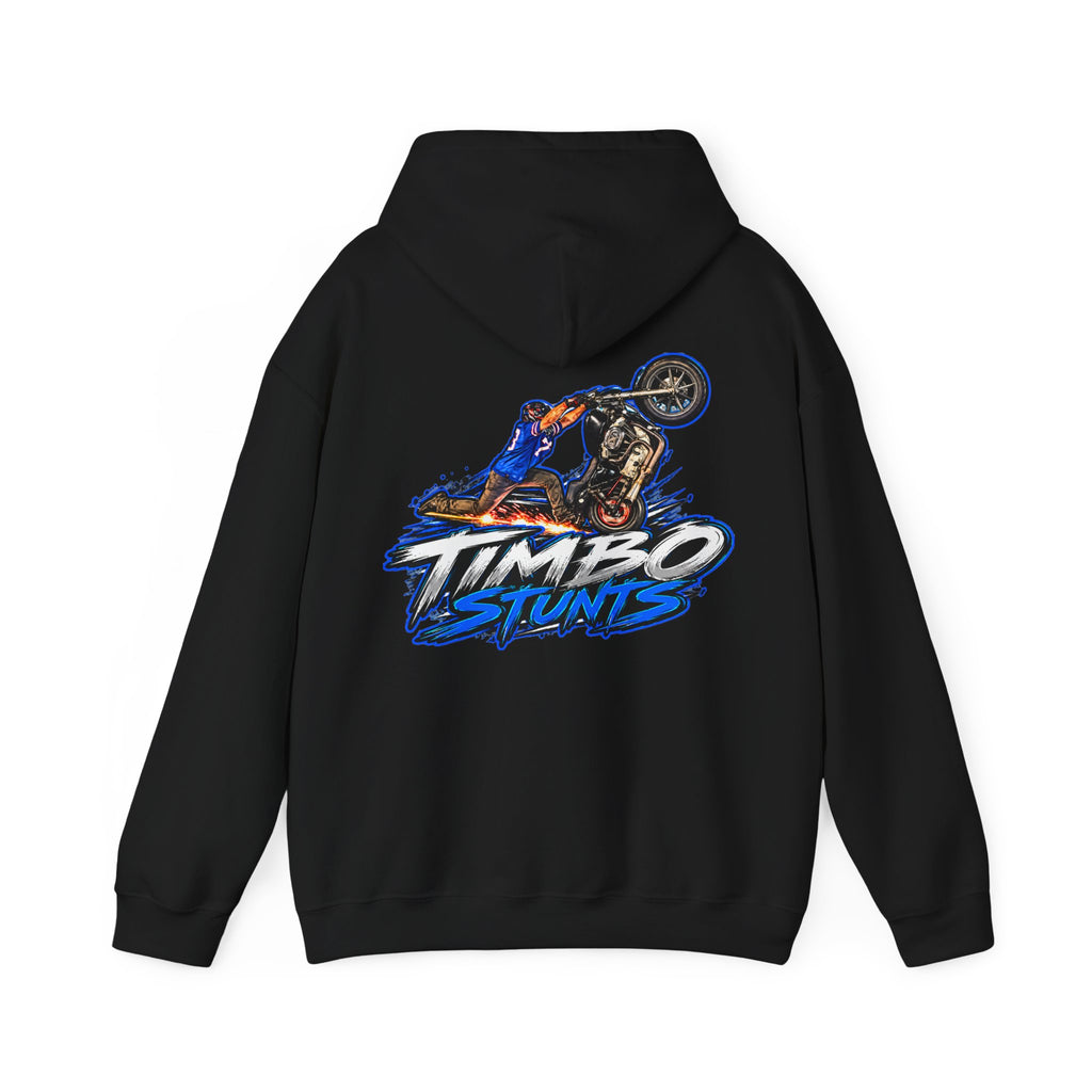 Hooded Sweatshirt TimboStunts Knee Scrape Front & Back