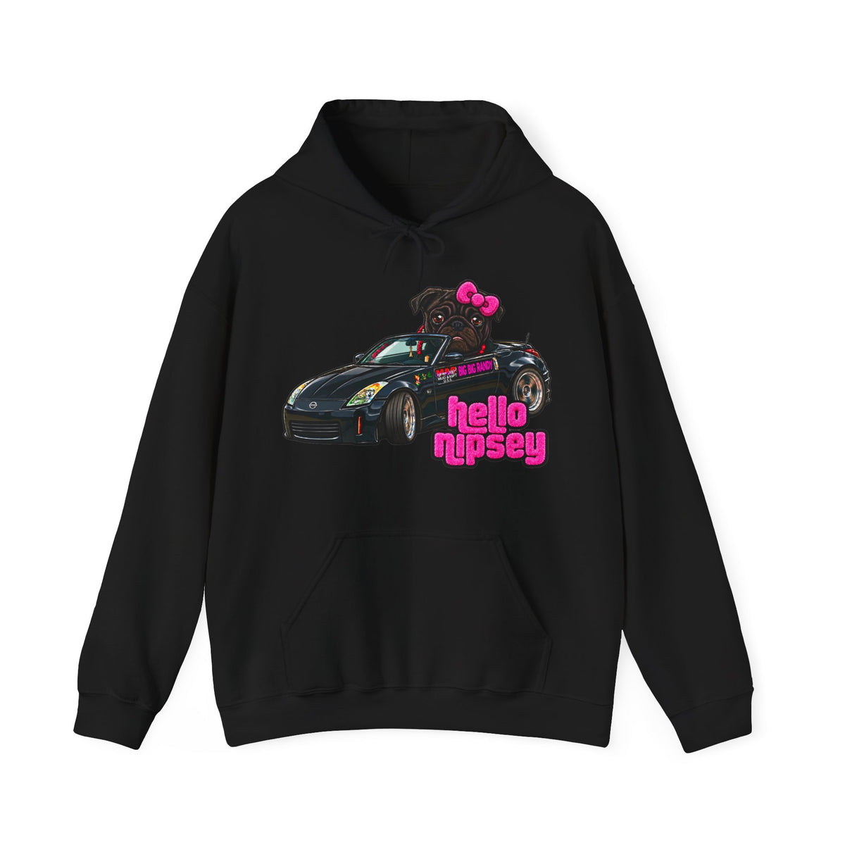 Big Big Randy Hello Nipsey Hoodie Front Only