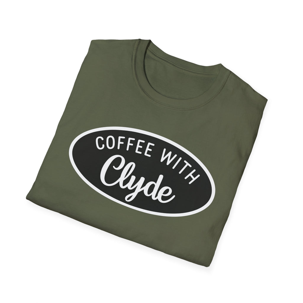T-shirt Coffee with Clyde Front Only