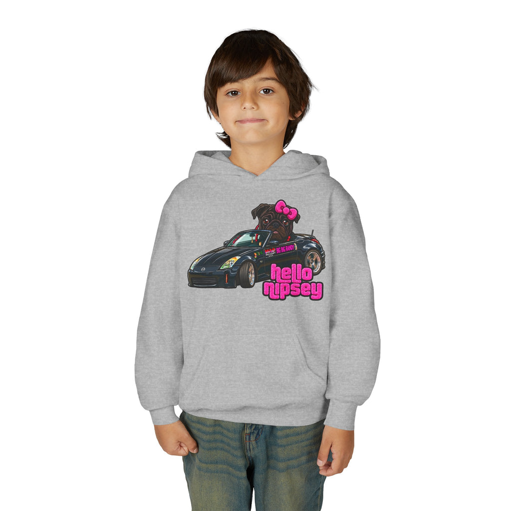 Youth Hoodie Big Big Randy Hello Nipsey Hoodie Front Only
