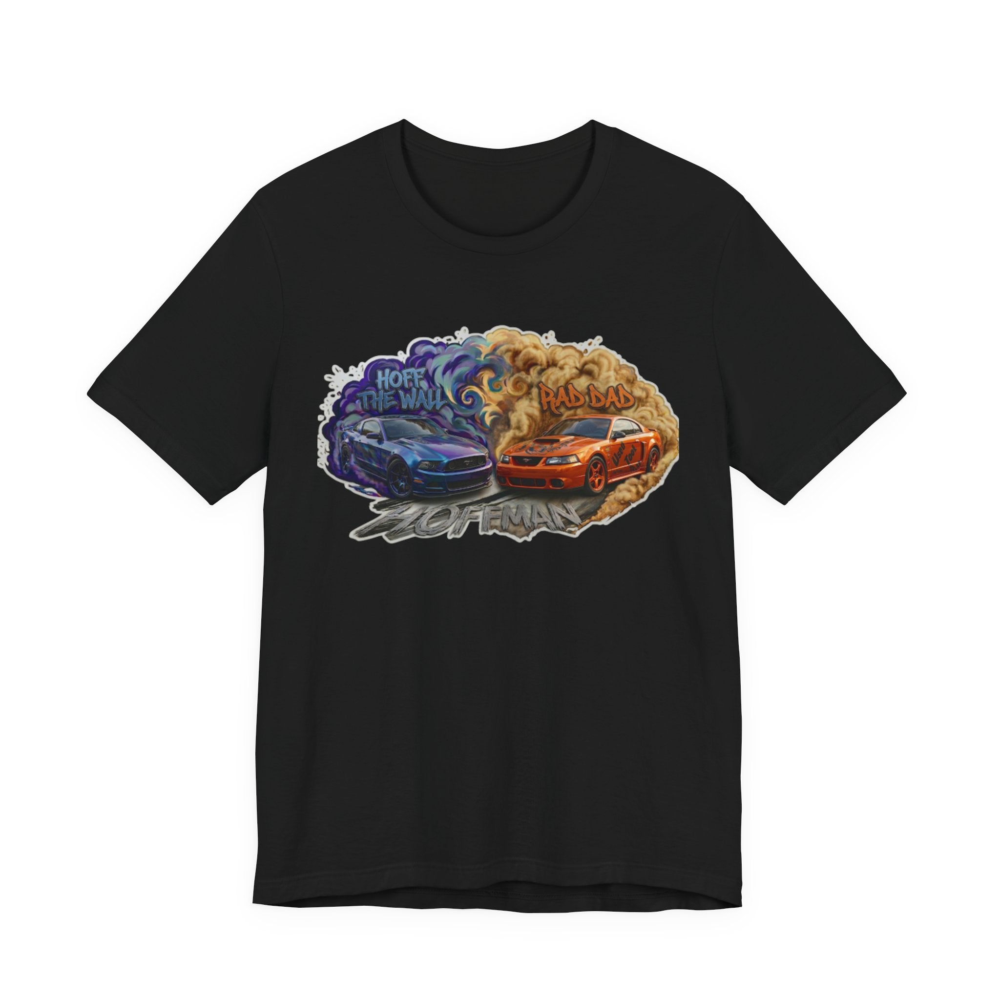 Racing Clash Tee — Night vs Day Muscle Car Graphic Shirt