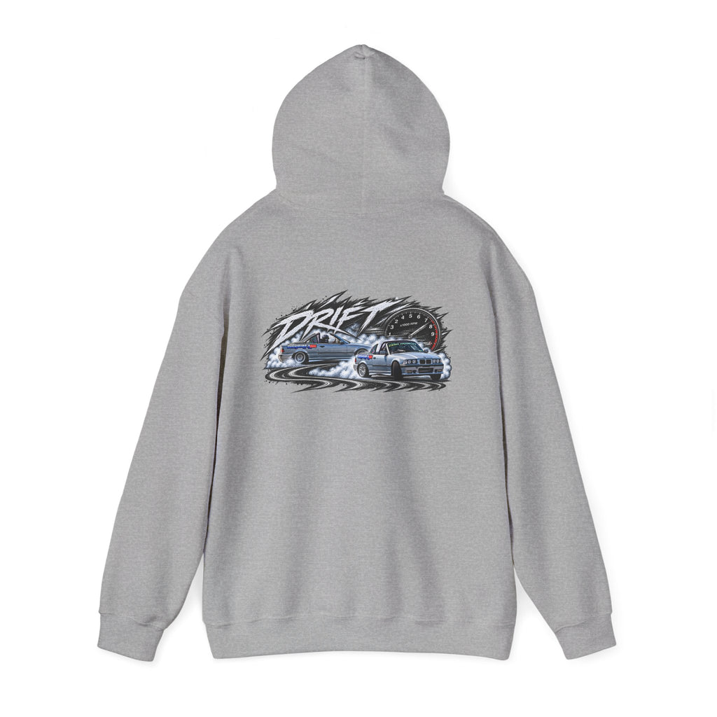 Unisex Heavy Blend™ Hooded Sweatshirt Austin Valentine Drift Front & Back