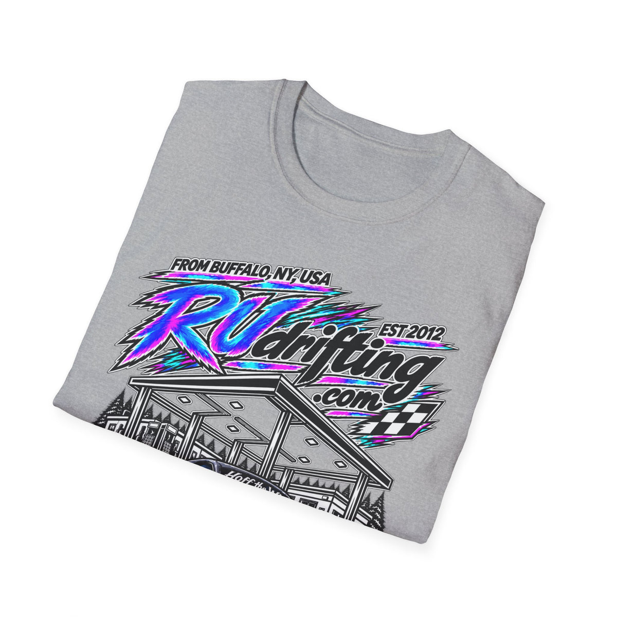 T-shirt Hoff The Wall Gas Station Front Only
