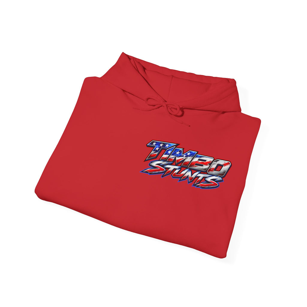 Hooded Sweatshirt TimboStunts Table Jump Front & Back