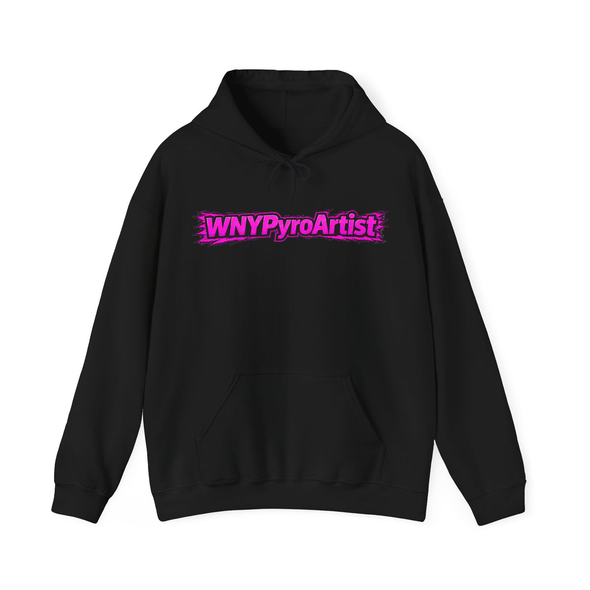 Hooded Sweatshirt WNYPyroArtist Car and Fireworks Front & Back