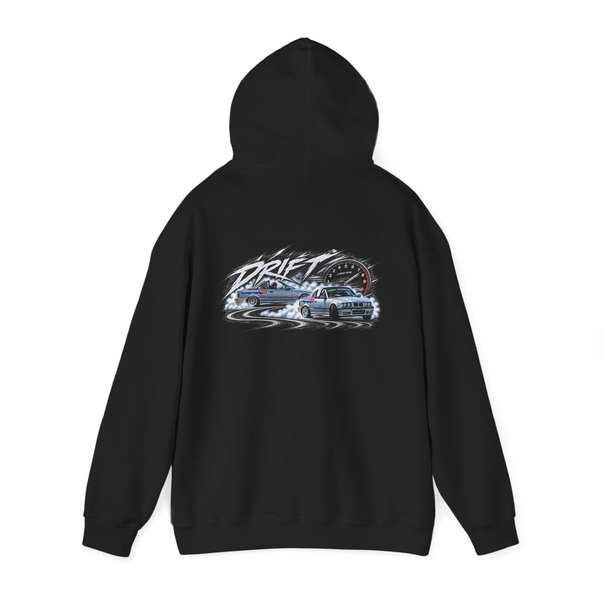 Unisex Heavy Blend™ Hooded Sweatshirt Austin Valentine Drift Front & Back