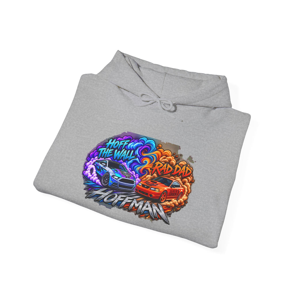 Racing Drift Hoodie —Adam & Alex Smoke Graphic Pullover front