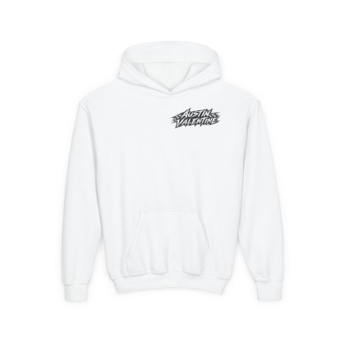 Youth Hoodie – Austin Valentine Drift Front & Back