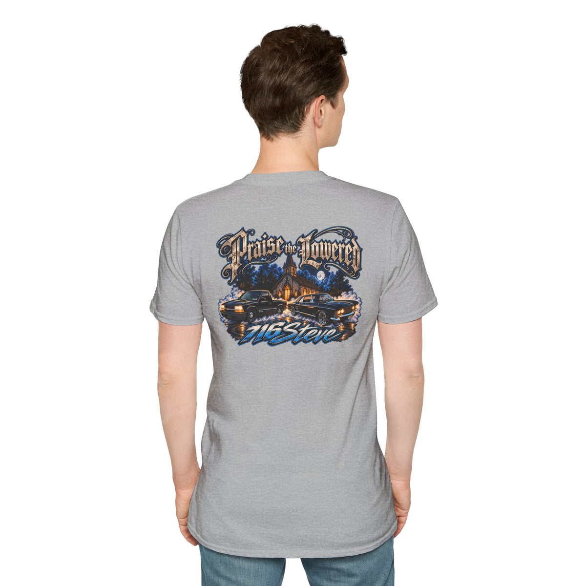 Unisex Softstyle 716 Steve BACK PRINT