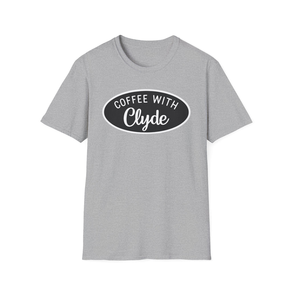 T-shirt Coffee with Clyde Front Only