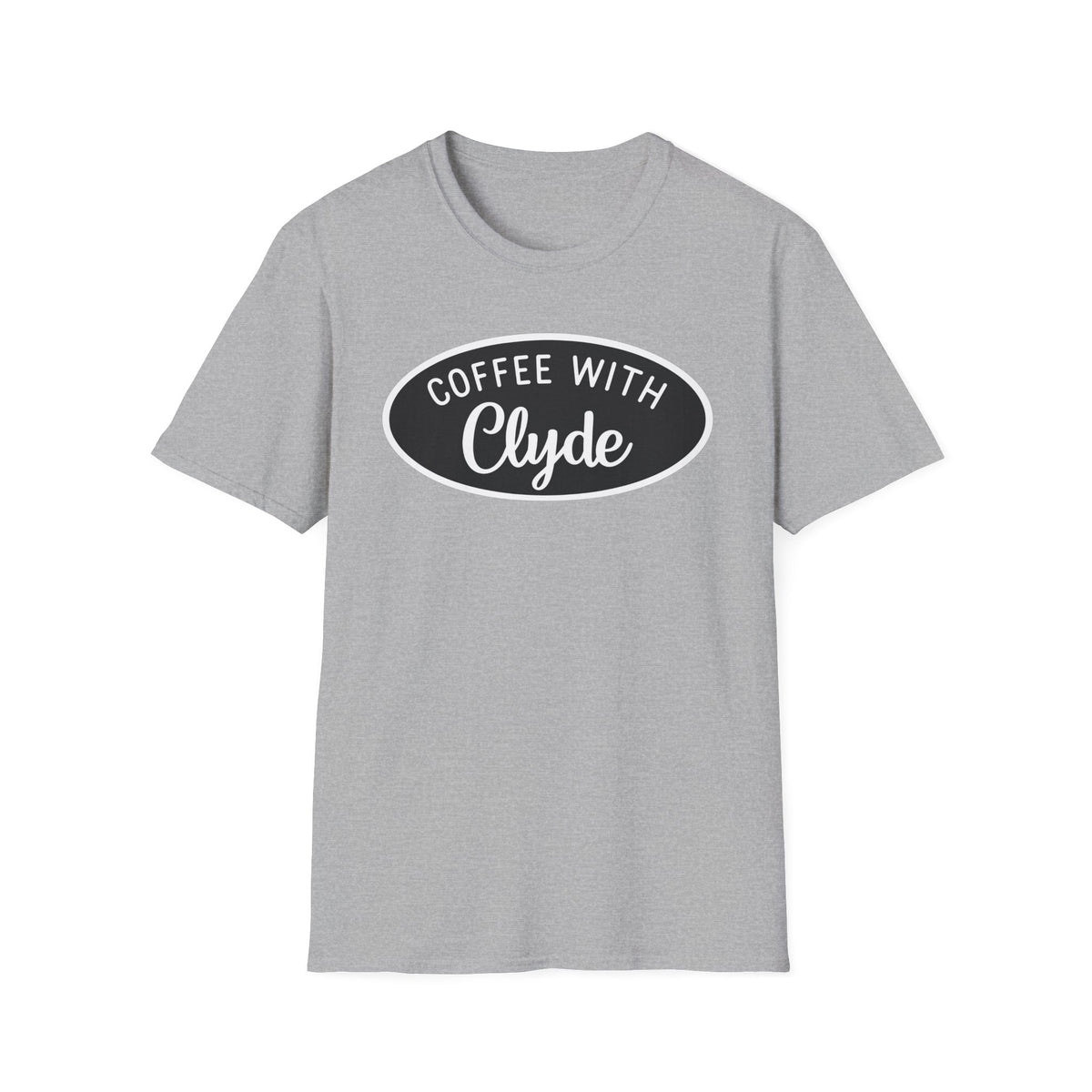 T-shirt Coffee with Clyde Front Only