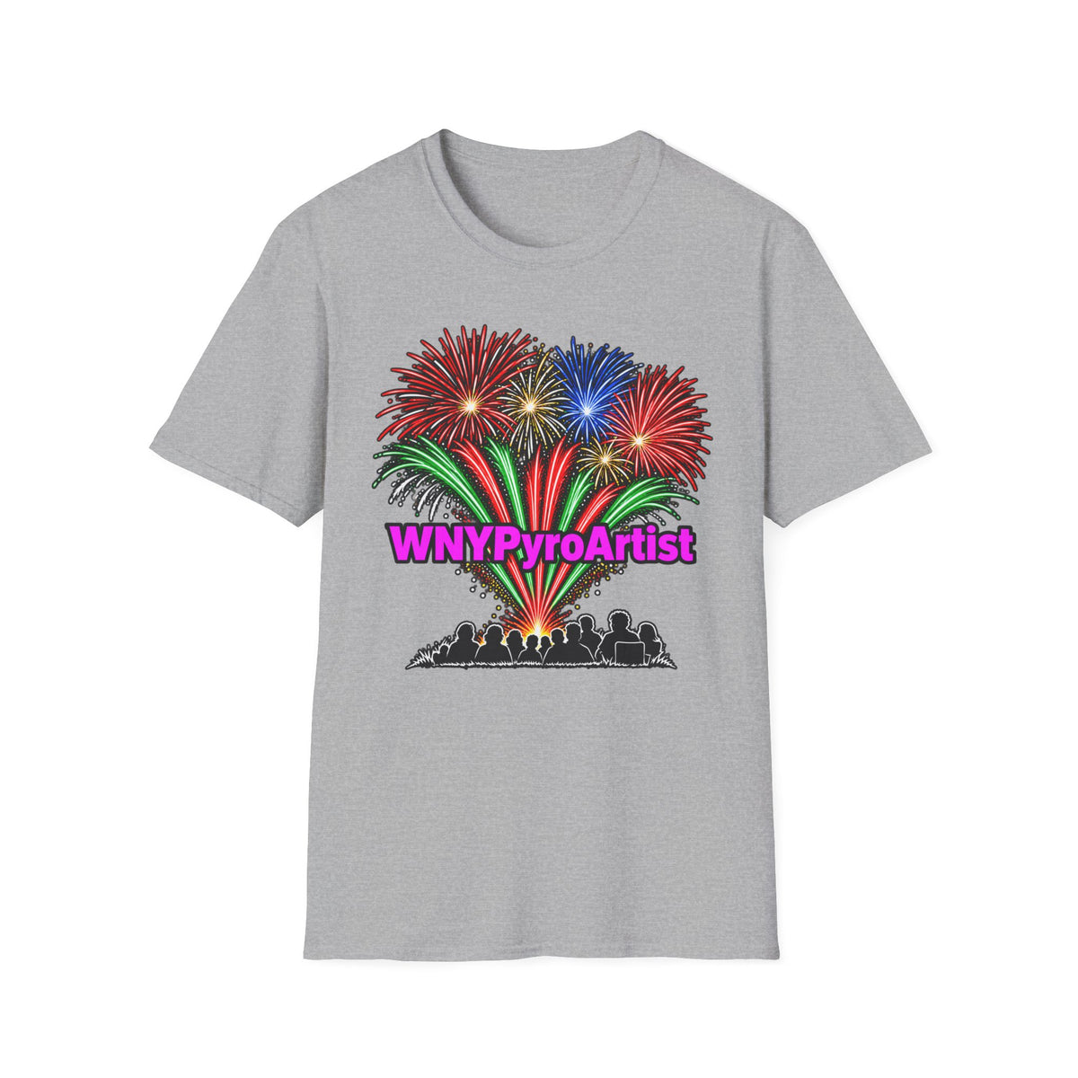 Unisex Softstyle T-Shirt WNYPyroArtist PyroPaul
