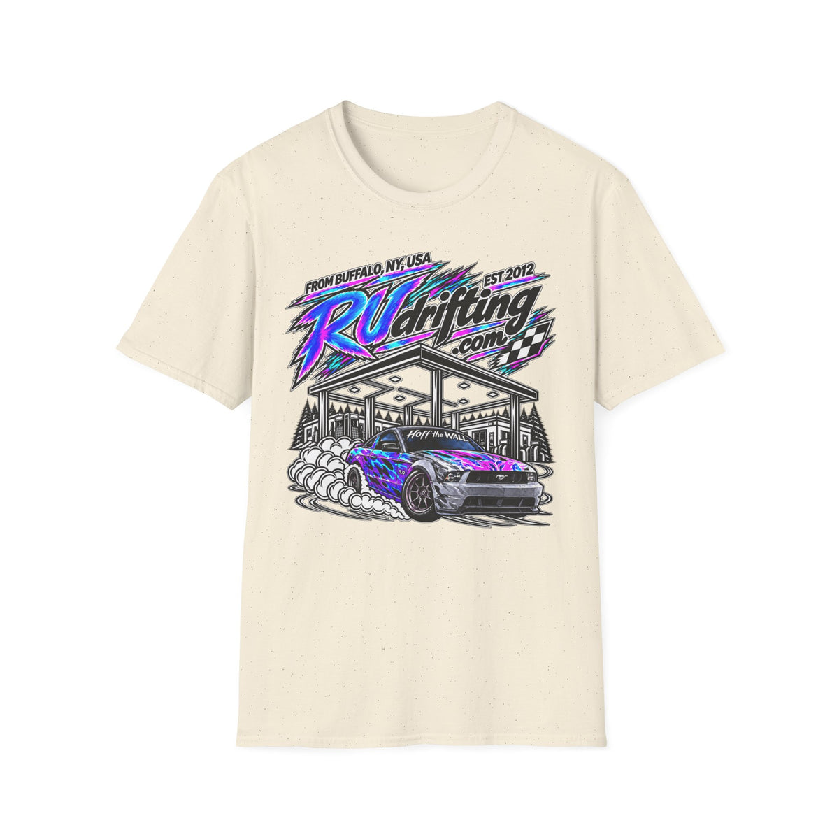 T-shirt Hoff The Wall Gas Station Front Only