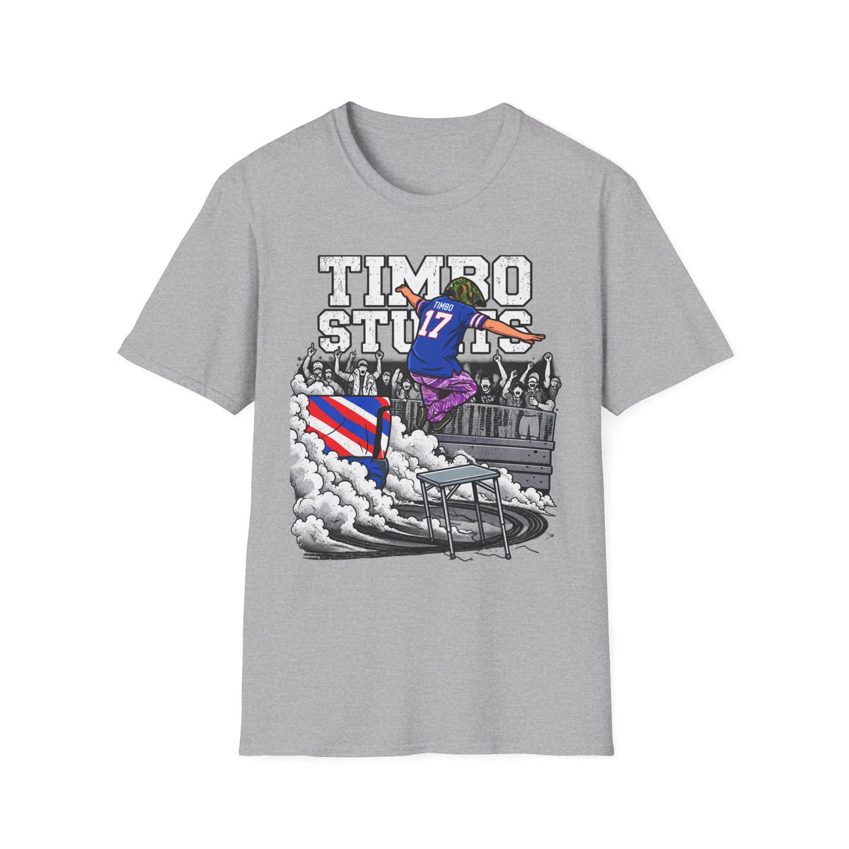 T-shirt TimboStunts Table Jump Front Only
