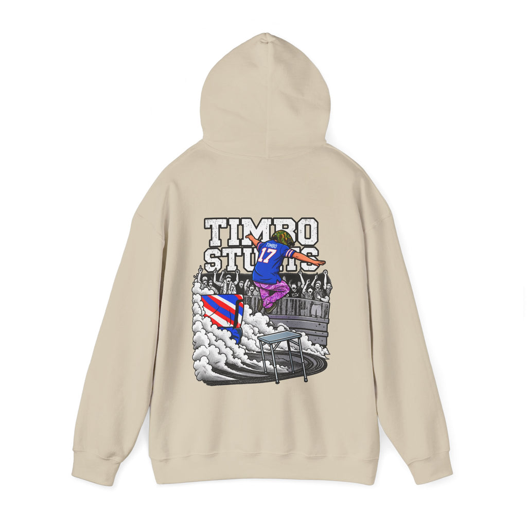 Hooded Sweatshirt TimboStunts Table Jump Front & Back
