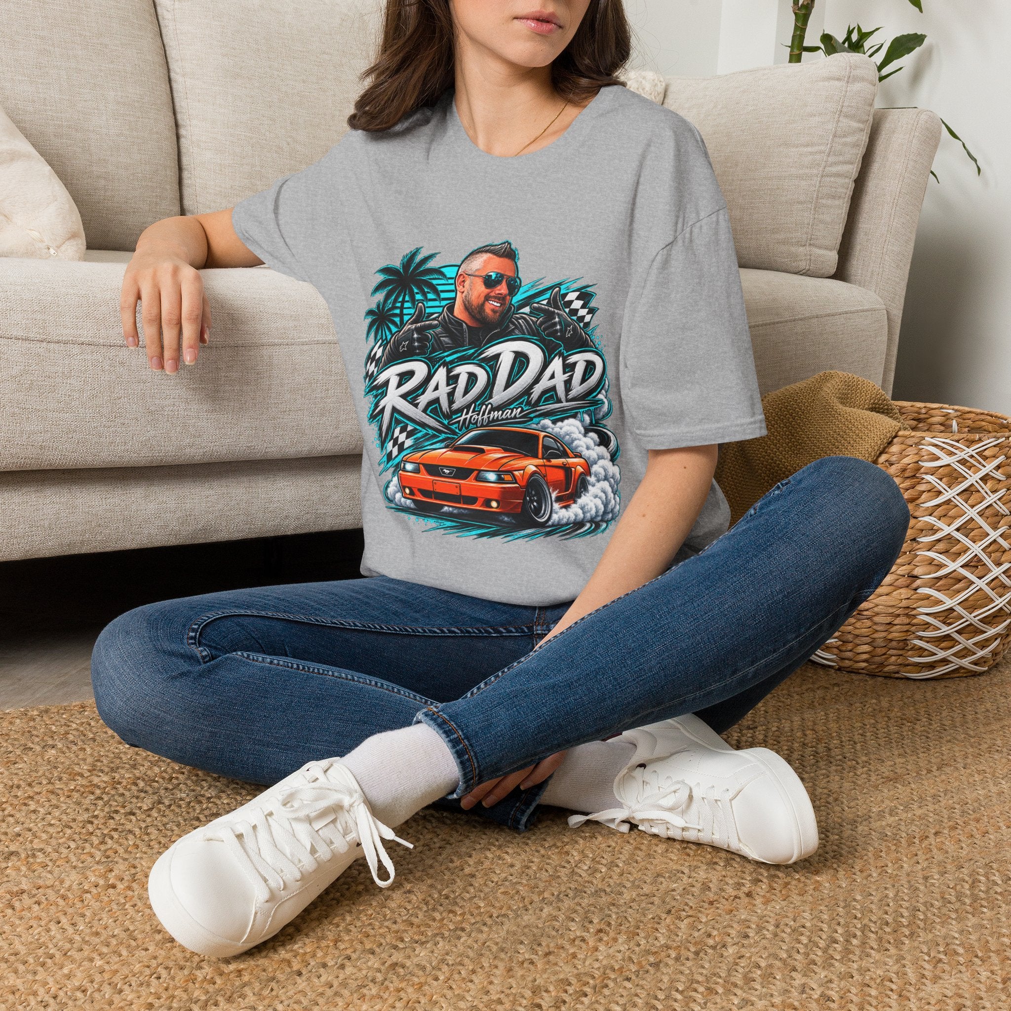 Unisex Softstyle T-Shirt Rad Dad Hoffman