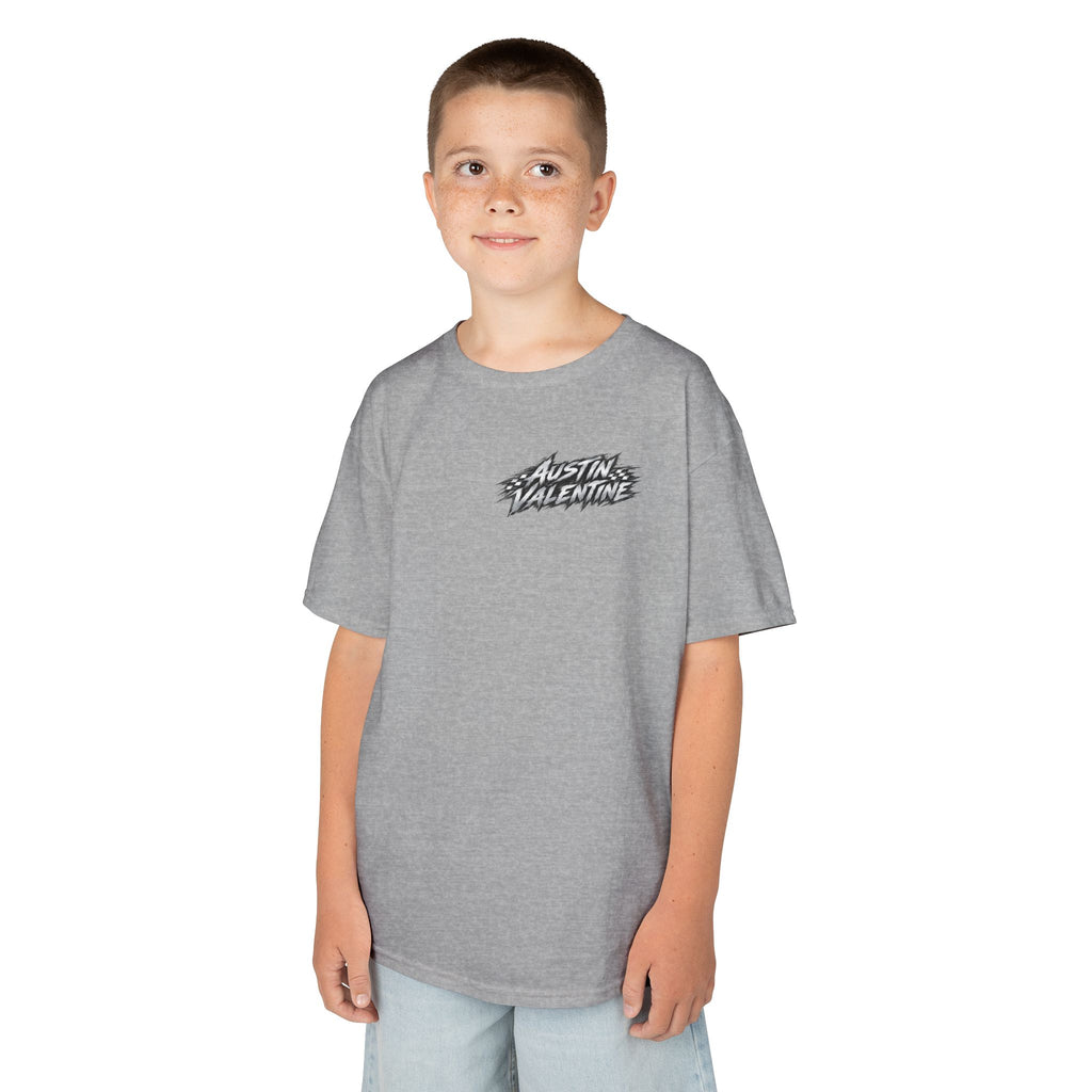 Kids Tee — Austin Valentine Front and Back