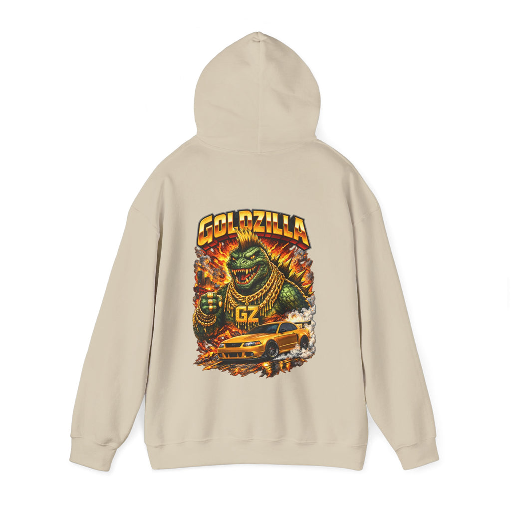 Hooded Sweatshirt Vanstrom GoldZilla Front & Back