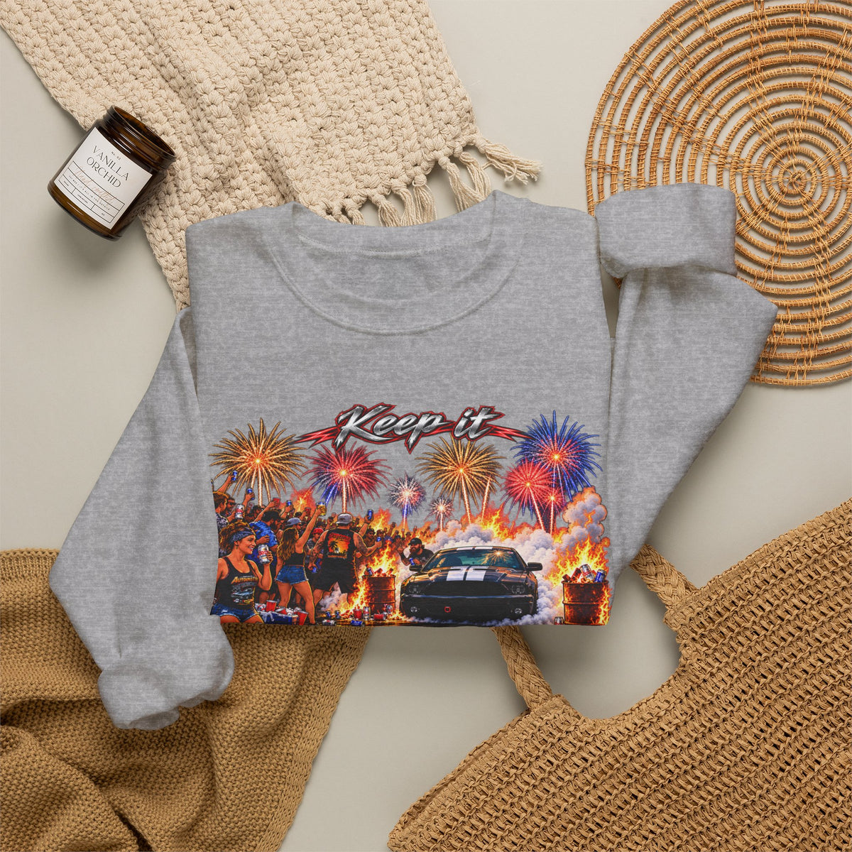 Unisex Heavy Blend Crewneck Sweatshirt Scotty Slides