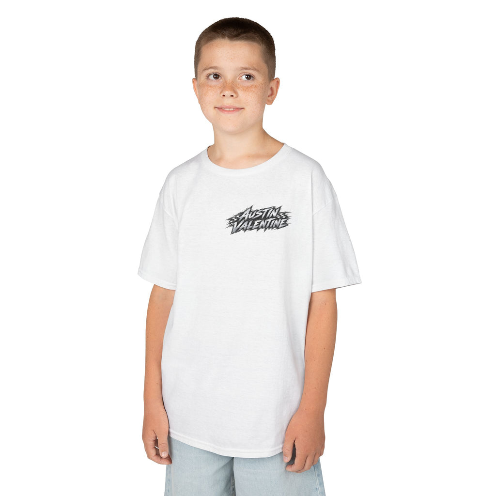 Kids Tee — Austin Valentine Front and Back