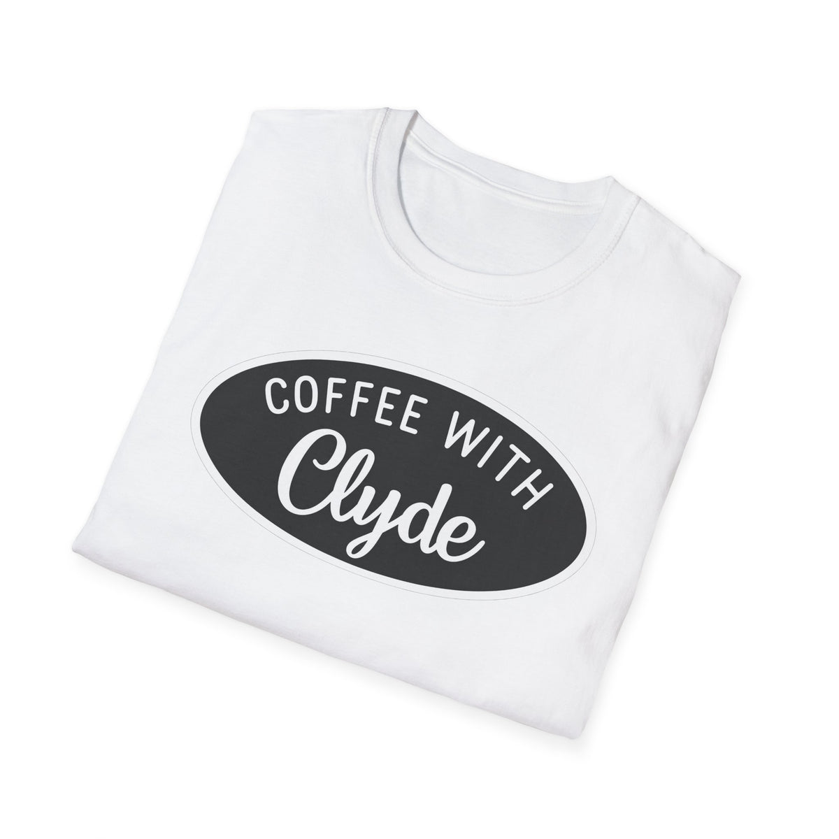 T-shirt Coffee with Clyde Front Only