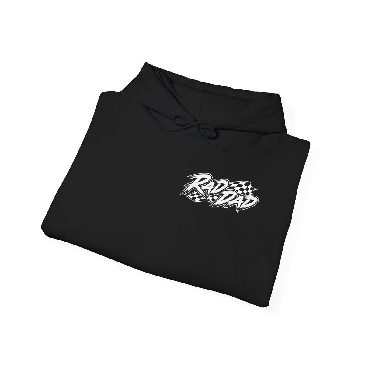 Hooded Sweatshirt Rad Dad Don't Be Boring Front & Back
