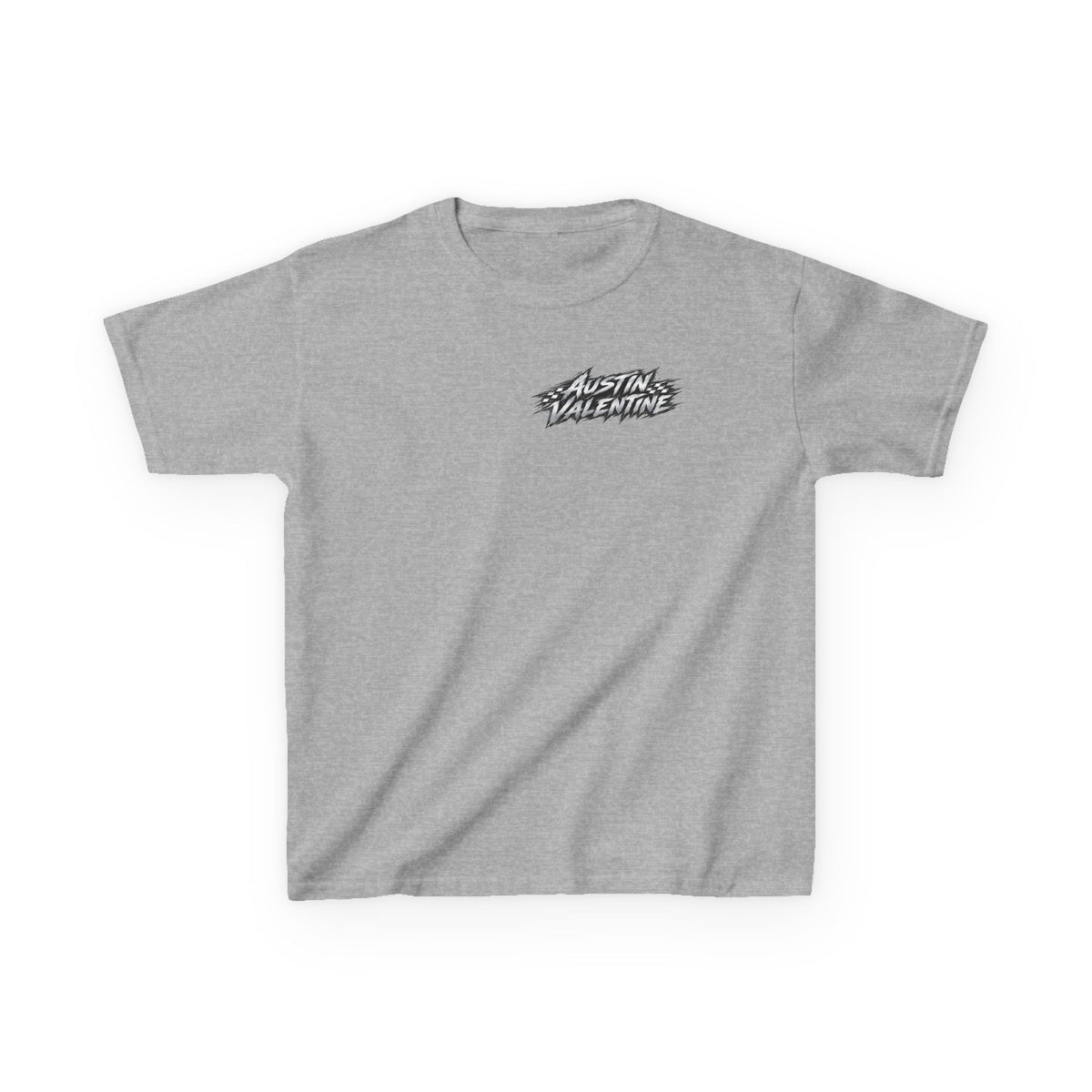 Kids Tee — Austin Valentine Front and Back