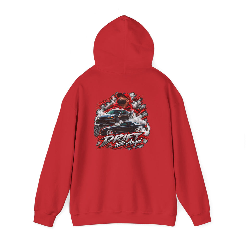Heavy Blend™ Hooded Sweatshirt Drift N Angel Front & Back
