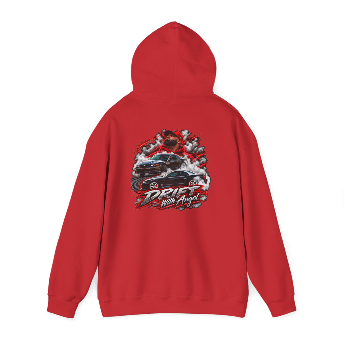 Heavy Blend™ Hooded Sweatshirt Drift N Angel Front & Back