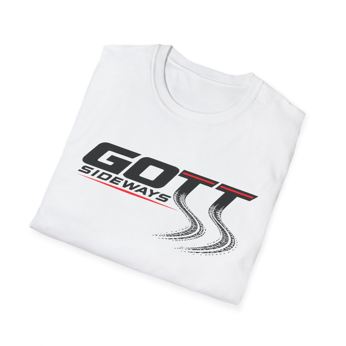 T-shirt Gott Sideways Burnout Logo Front Only White