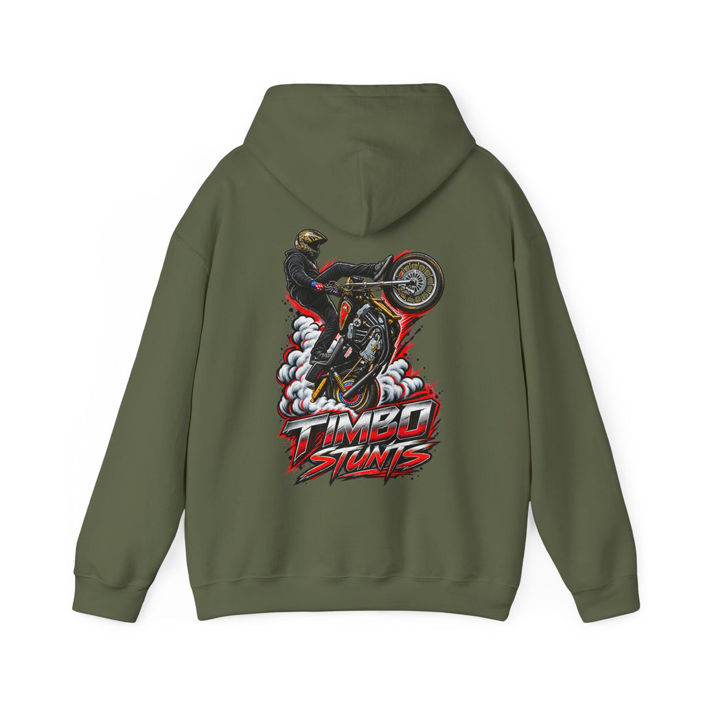 Hooded Sweatshirt TimboStunts Podium Front & Back