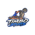 Kiss-Cut Vinyl TimboStunts Knee Scrape Slap Sticker