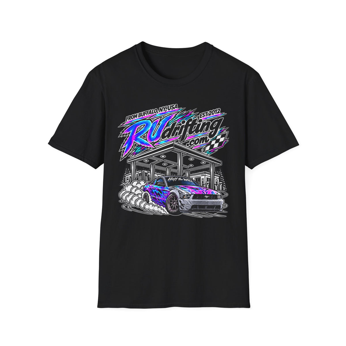 T-shirt Hoff The Wall Gas Station Front Only