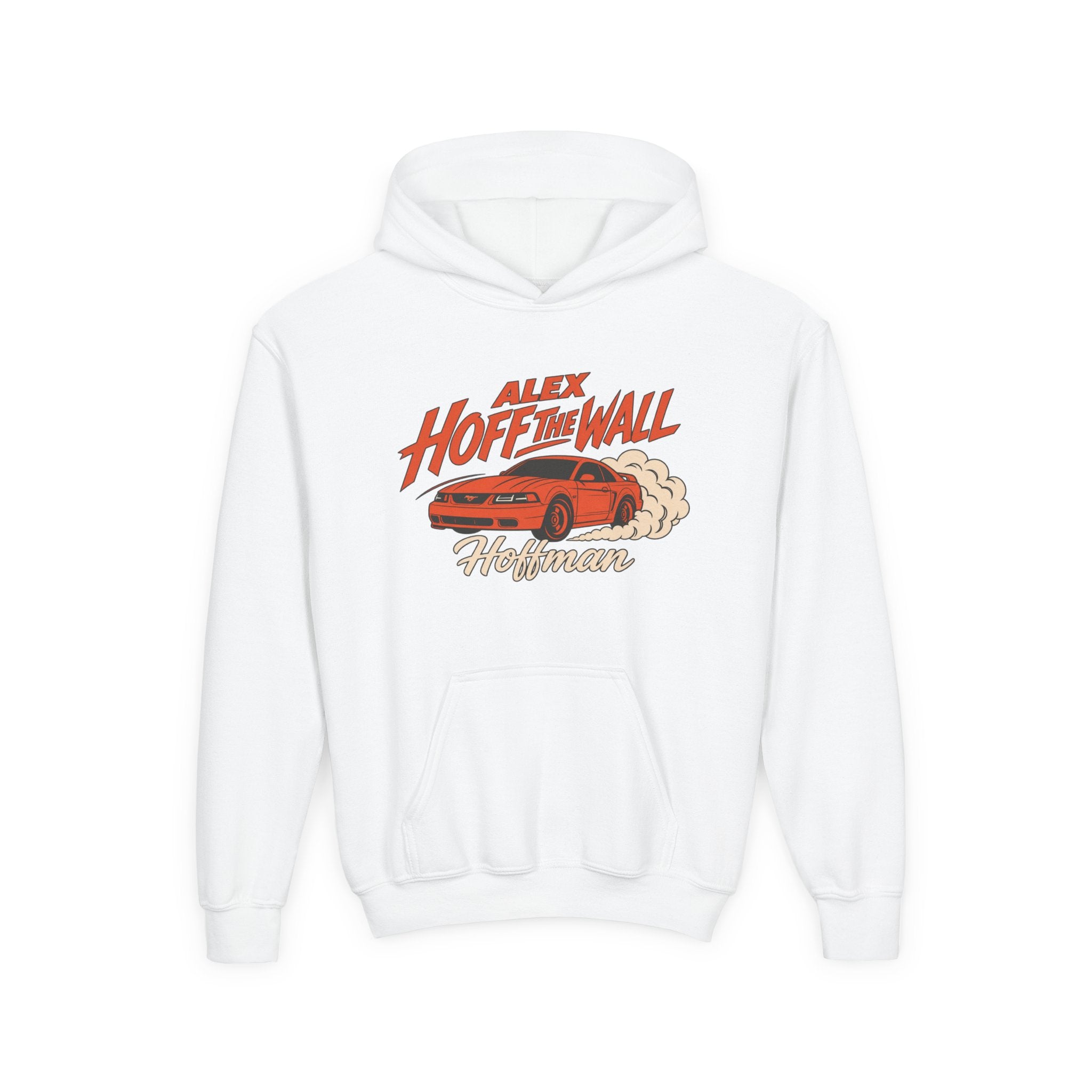 Youth Hoodie – 'Alex Hoff The Wall' Retro
