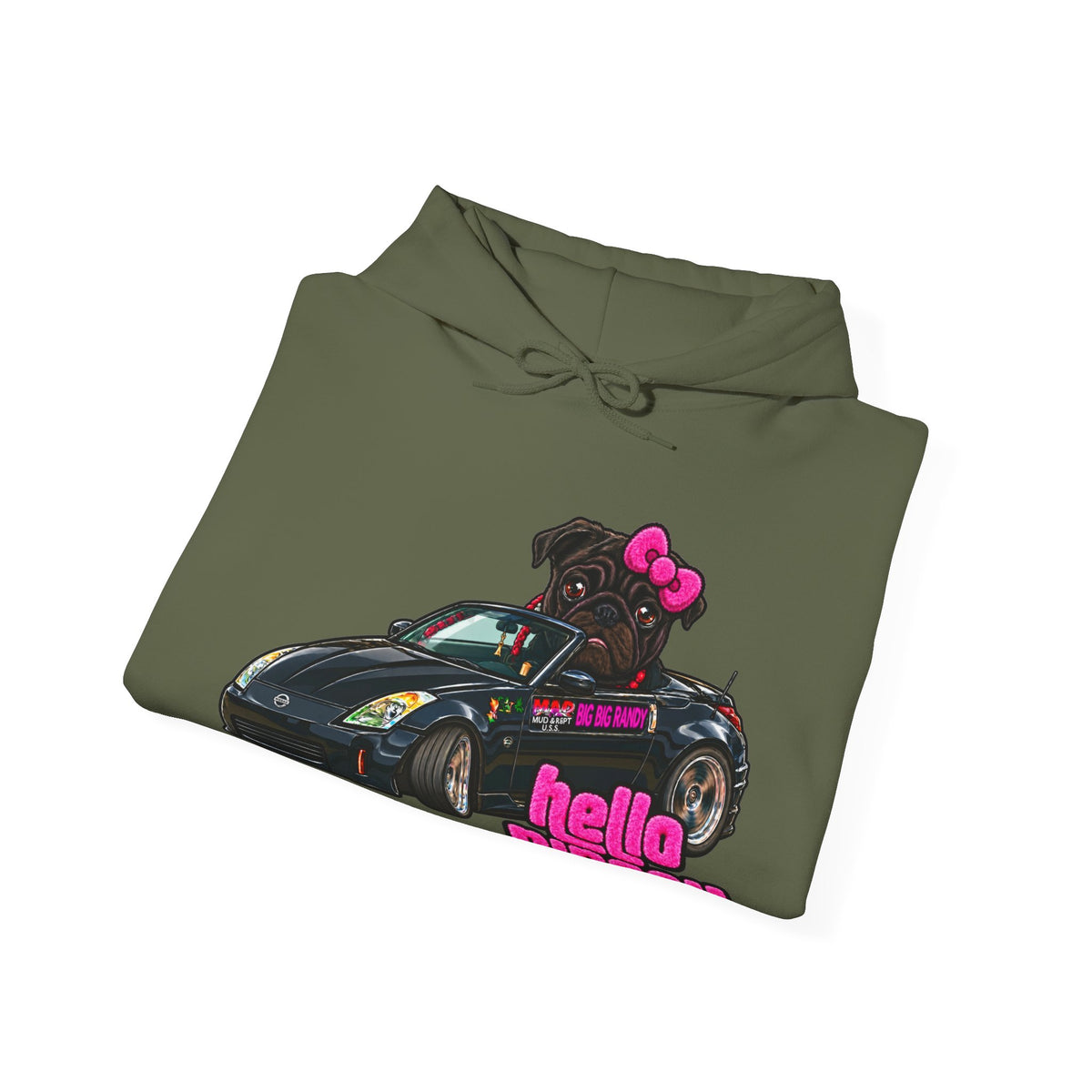 Big Big Randy Hello Nipsey Hoodie Front Only