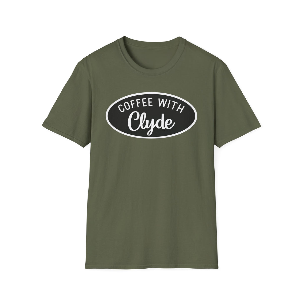 T-shirt Coffee with Clyde Front Only