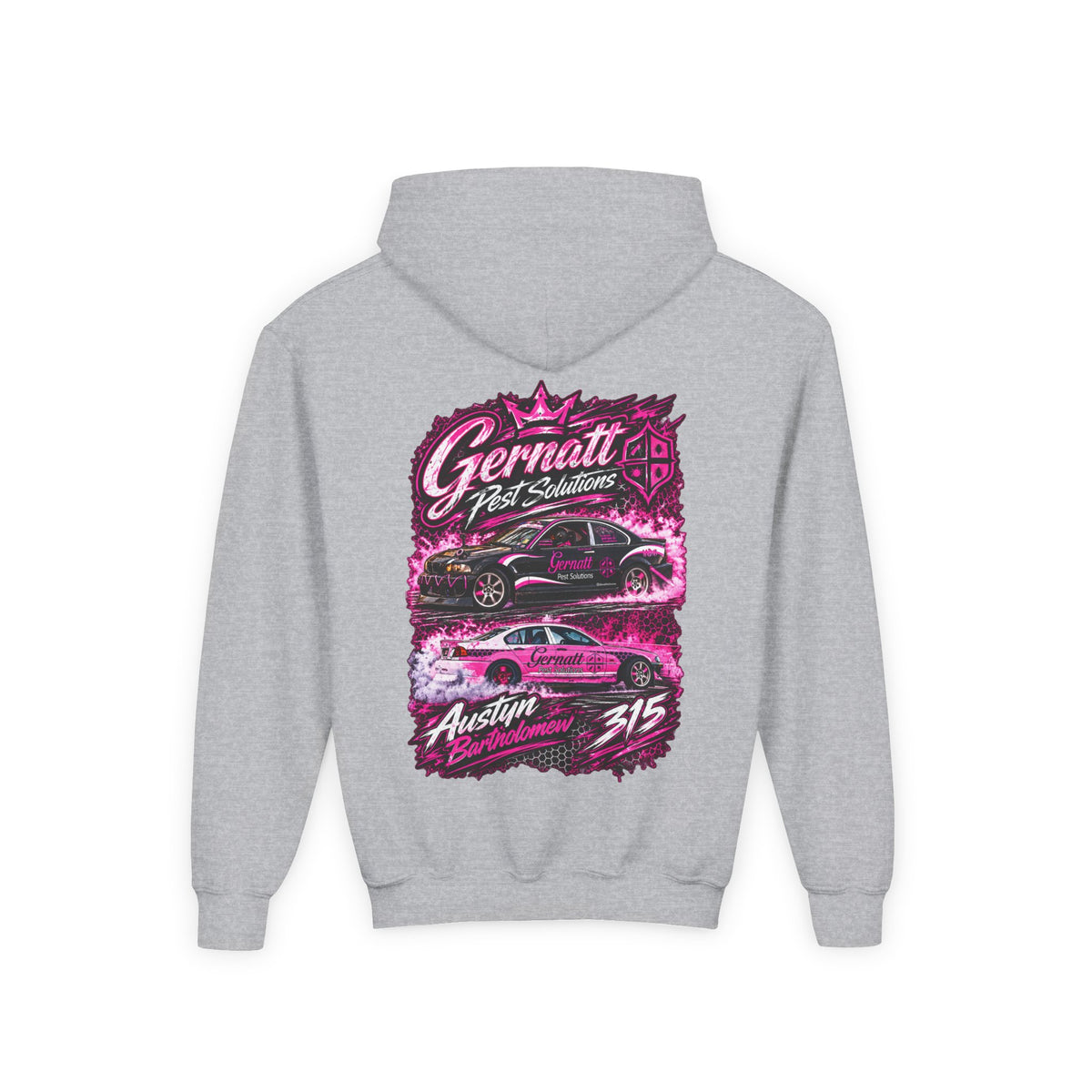 Youth Hoodie – Austyn Bartholomew Gernatt Front & Back