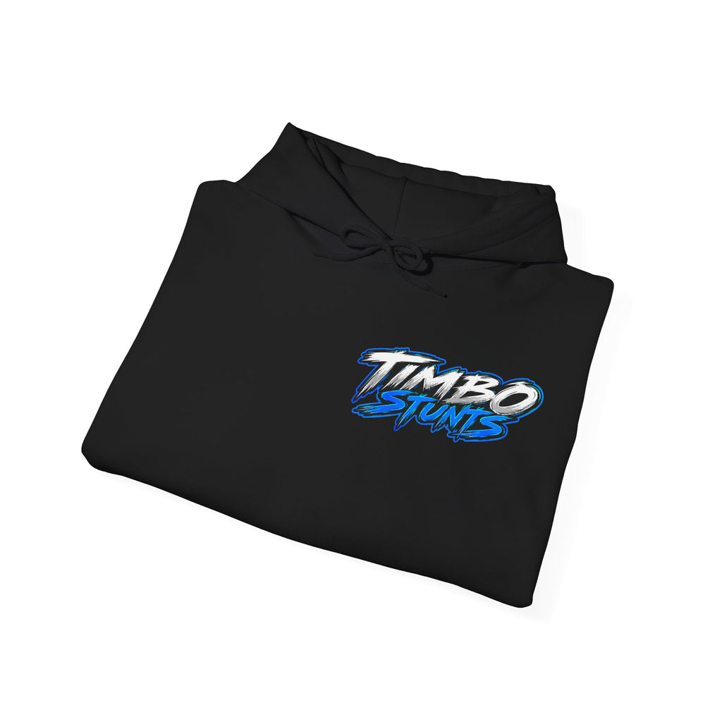 Hooded Sweatshirt TimboStunts Knee Scrape Front & Back