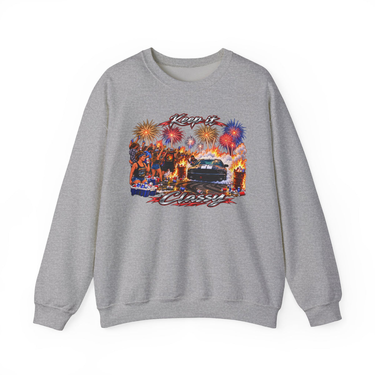 Unisex Heavy Blend Crewneck Sweatshirt Scotty Slides