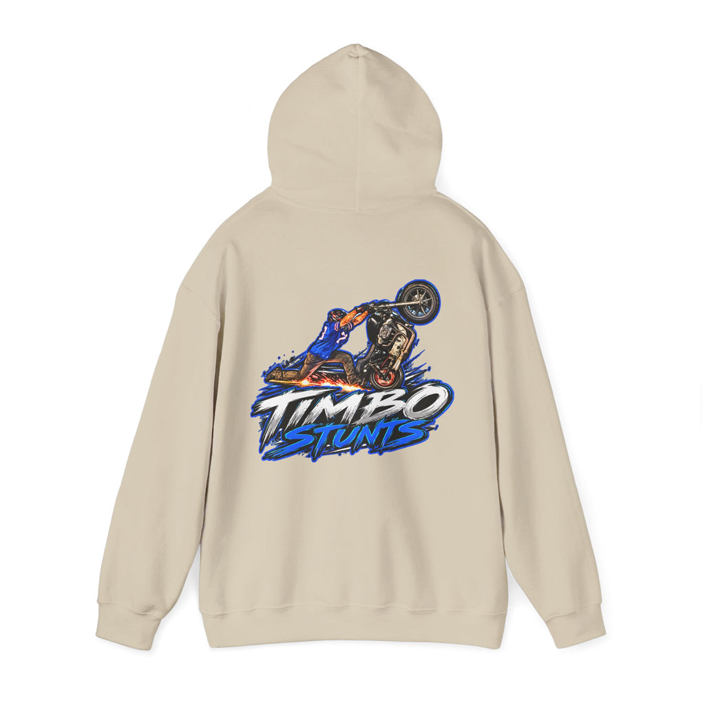 Hooded Sweatshirt TimboStunts Knee Scrape Front & Back