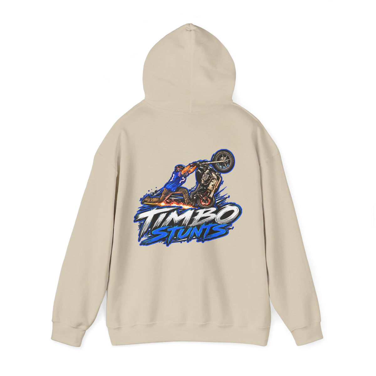 Hooded Sweatshirt TimboStunts Knee Scrape Front & Back