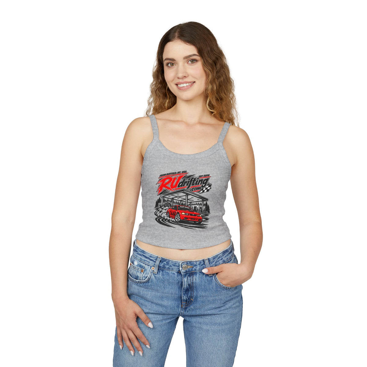 Women's Spaghetti Strap Tank Top Amara Hoff Limits