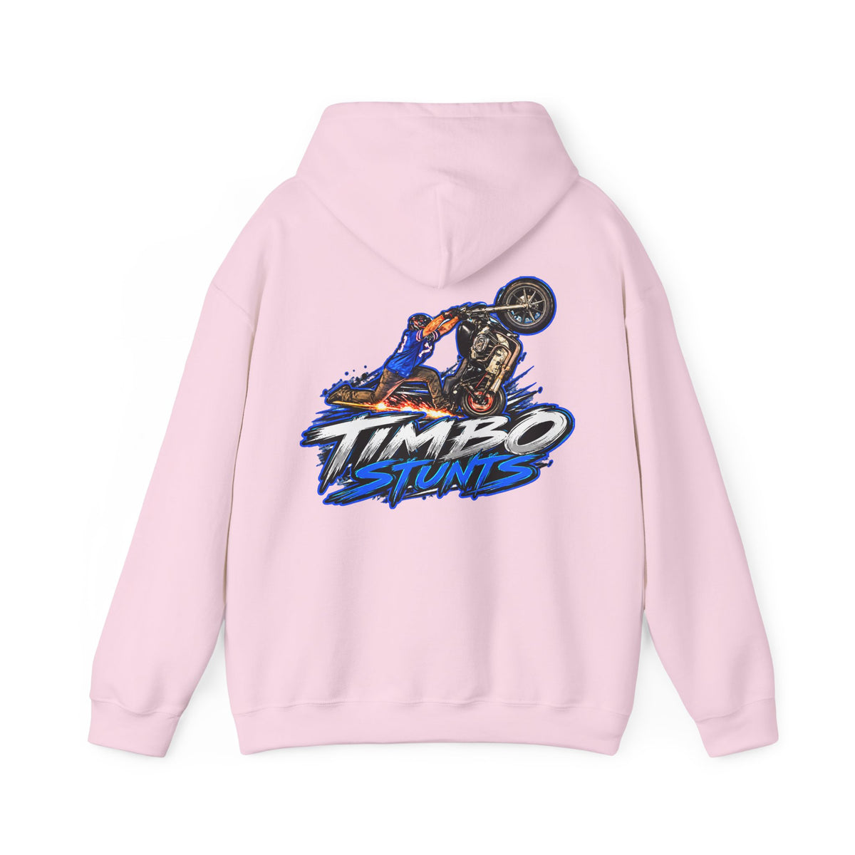 Hooded Sweatshirt TimboStunts Knee Scrape Front & Back