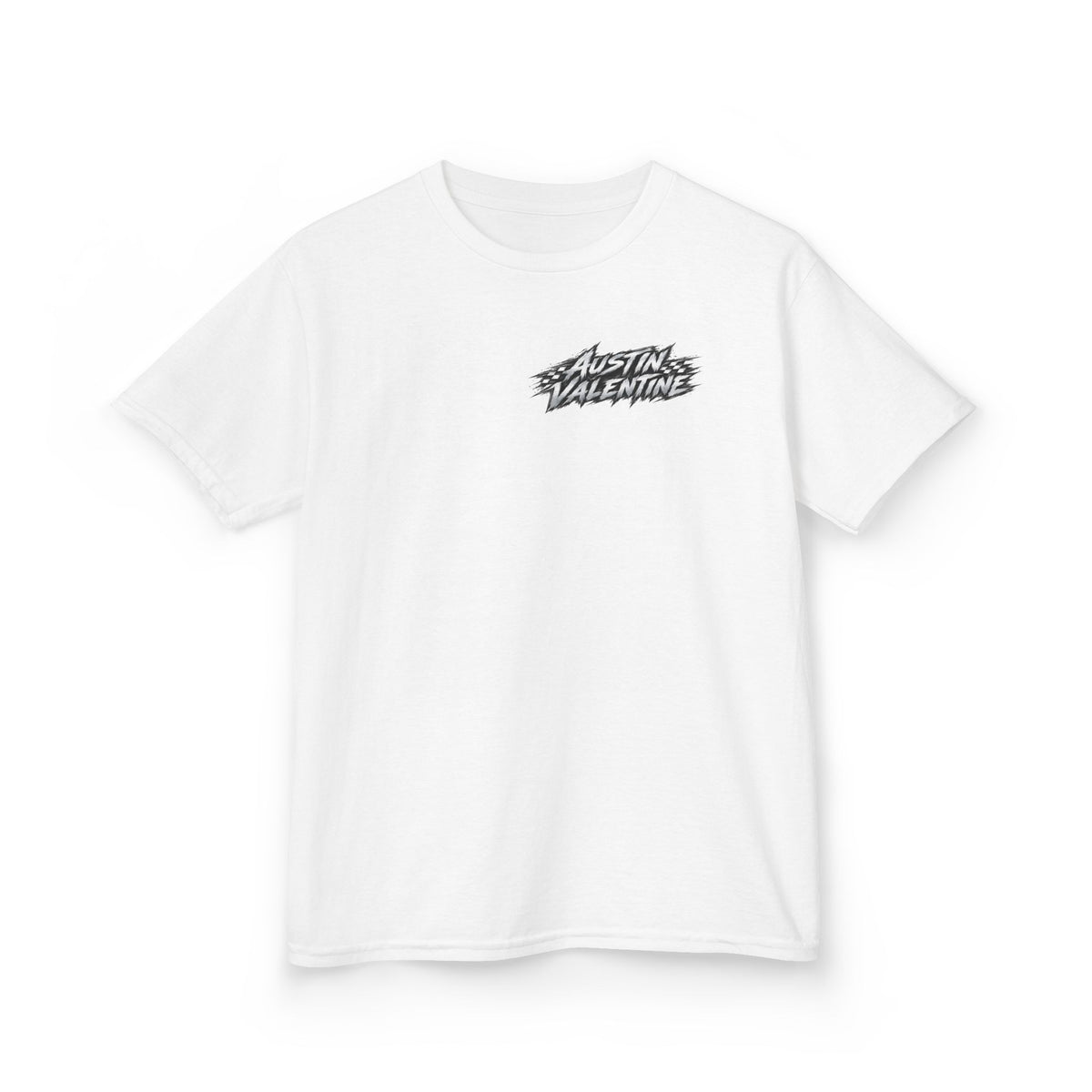 Kids Tee — Austin Valentine Front and Back