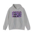 Hooded Sweatshirt Austin Valentine Front Purple