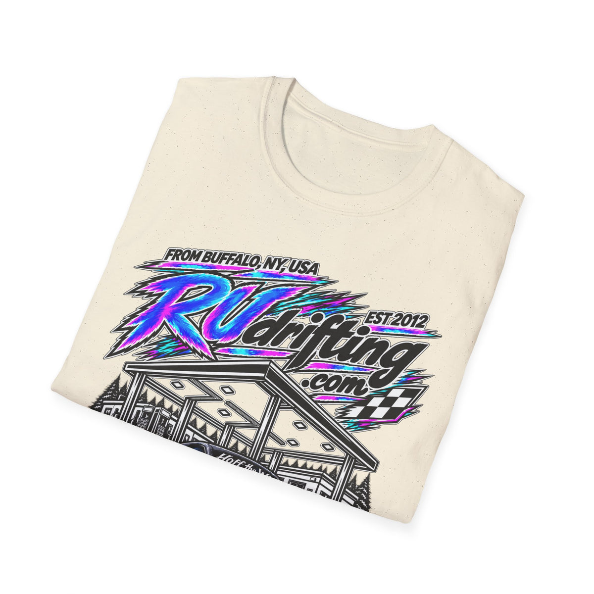T-shirt Hoff The Wall Gas Station Front Only