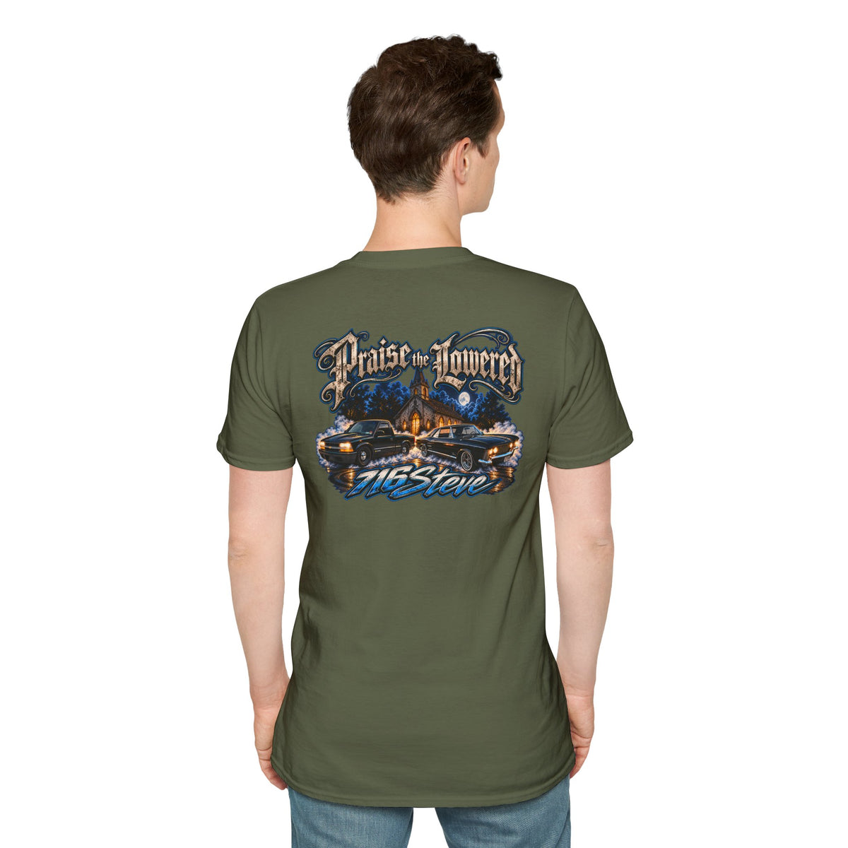 Unisex Softstyle 716 Steve BACK PRINT